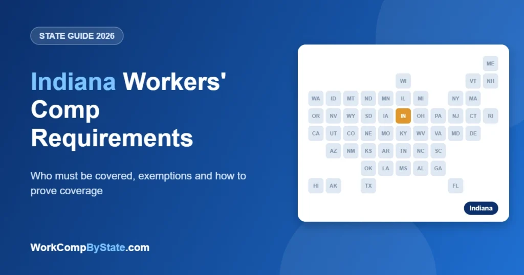 Indiana Workers' Comp Requirements: Who must be covered, exemptions and how to prove coverage.