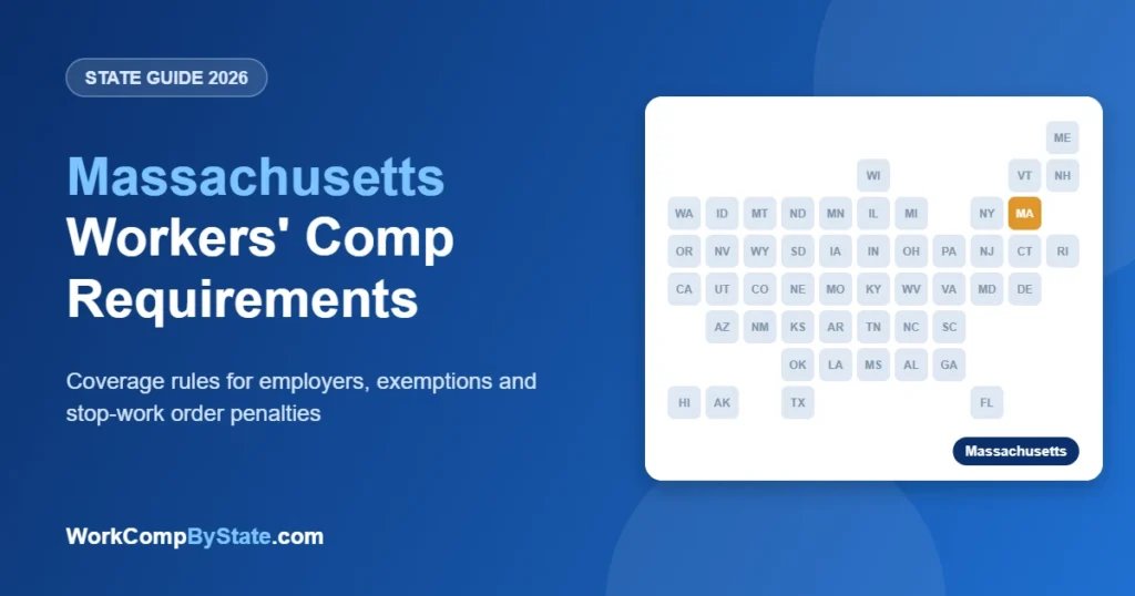 Massachusetts Workers' Comp Requirements: Coverage rules for employers, exemptions and stop-work order penalties.