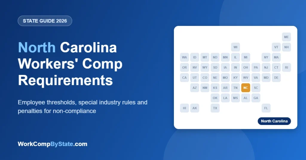 North Carolina Workers' Comp Requirements: Employee thresholds, special industry rules and penalties for non-compliance.
