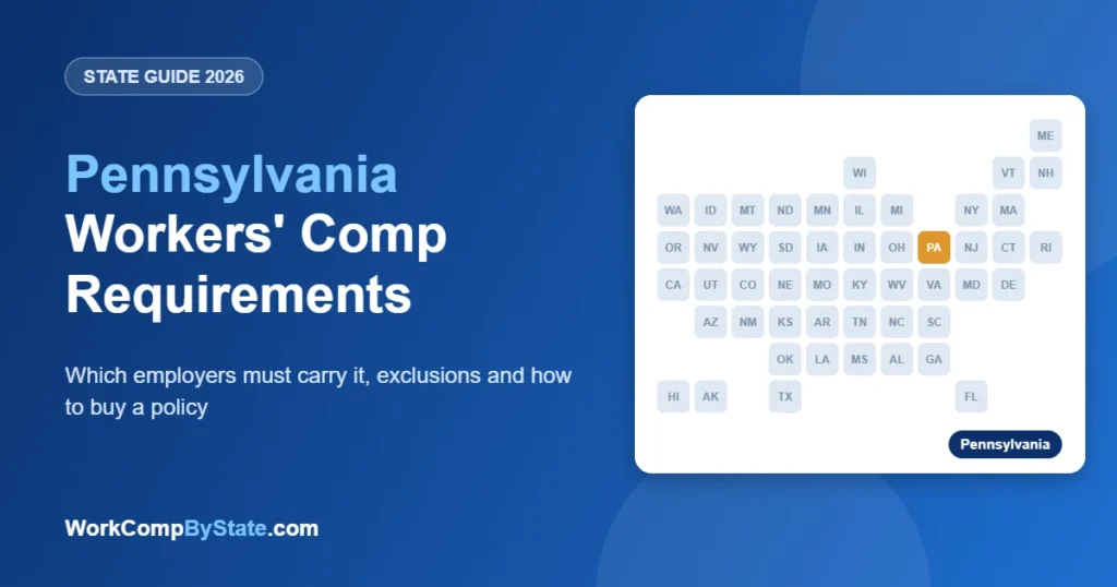 Pennsylvania Workers' Comp Requirements: Which employers must carry it, exclusions and how to buy a policy.