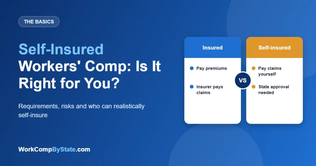 Self-Insured Workers' Comp: Is It Right for You?: Requirements, risks and who can realistically self-insure.