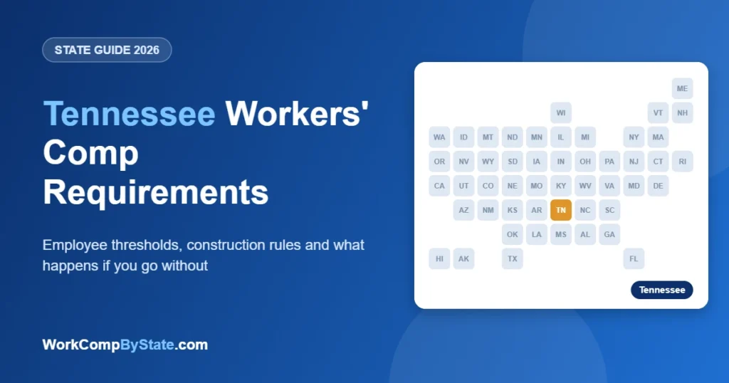 Tennessee Workers' Comp Requirements: Employee thresholds, construction rules and what happens if you go without.