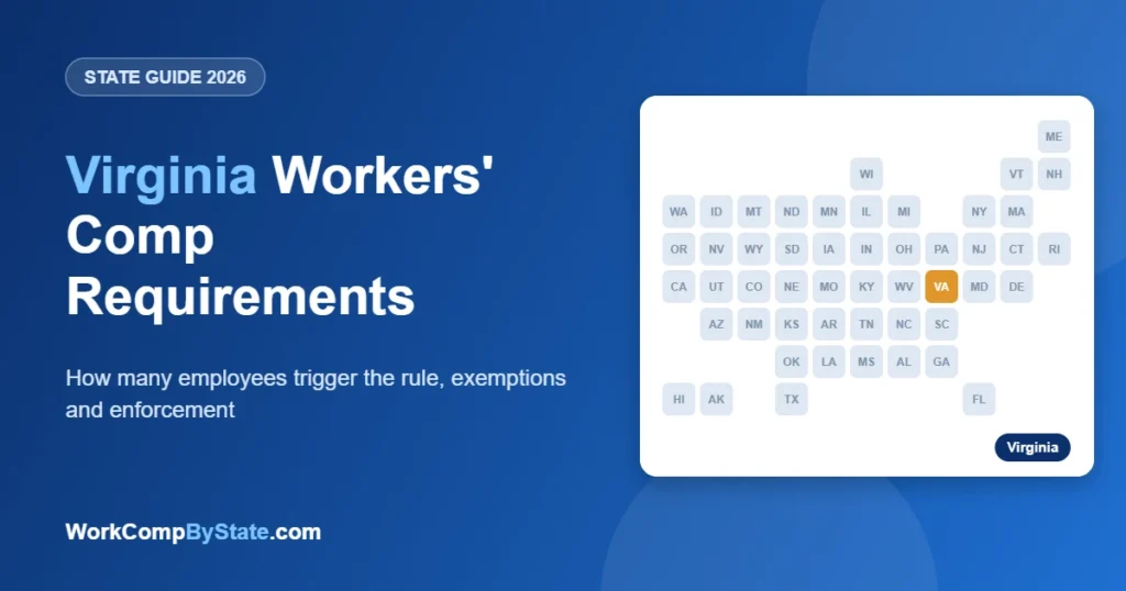 Virginia Workers' Comp Requirements: How many employees trigger the rule, exemptions and enforcement.