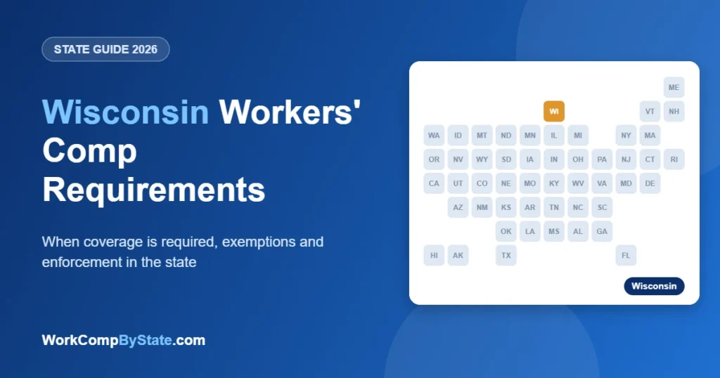 Wisconsin Workers' Comp Requirements: When coverage is required, exemptions and enforcement in the state.