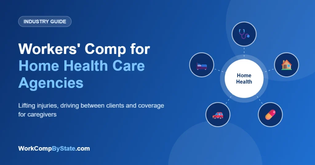 Workers' Comp for Home Health Care Agencies: Lifting injuries, driving between clients and coverage for caregivers.