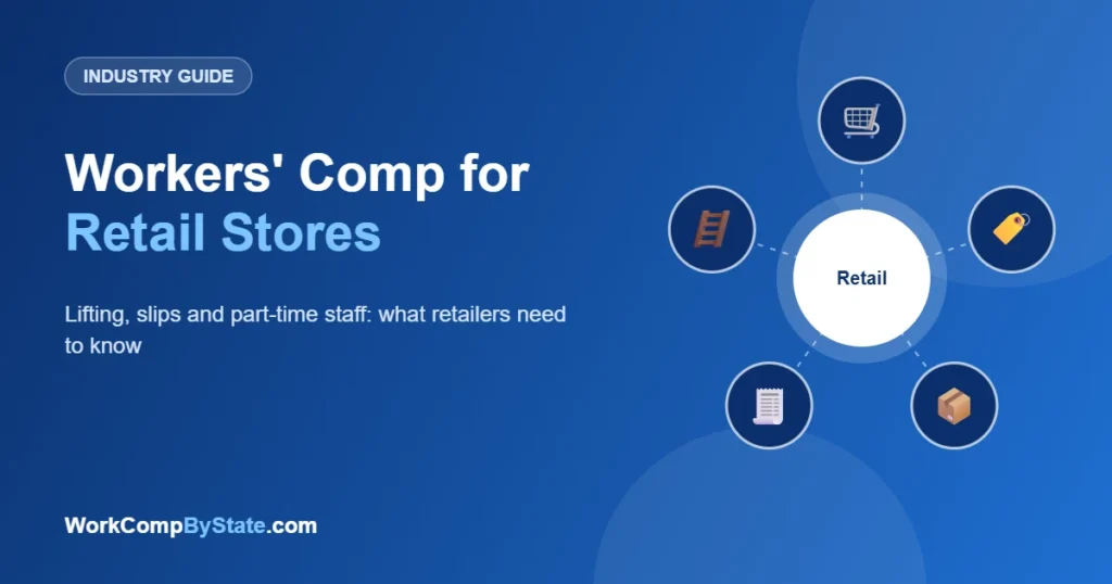 Workers' Comp for Retail Stores: Lifting, slips and part-time staff: what retailers need to know.
