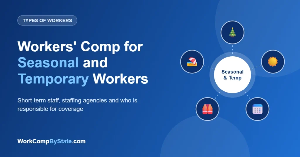 Workers' Comp for Seasonal and Temporary Workers: Short-term staff, staffing agencies and who is responsible for coverage.